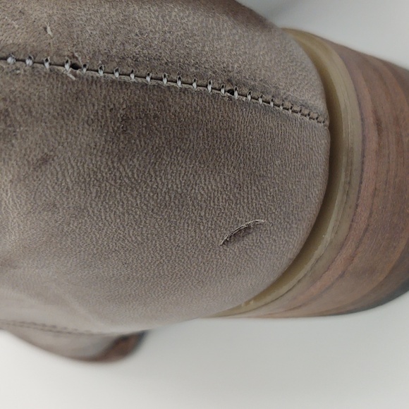 Freebird by Steven "Mabel" Oxford Booties Forest Green Mocha Mouse Tan 8 - Picture 7 of 13